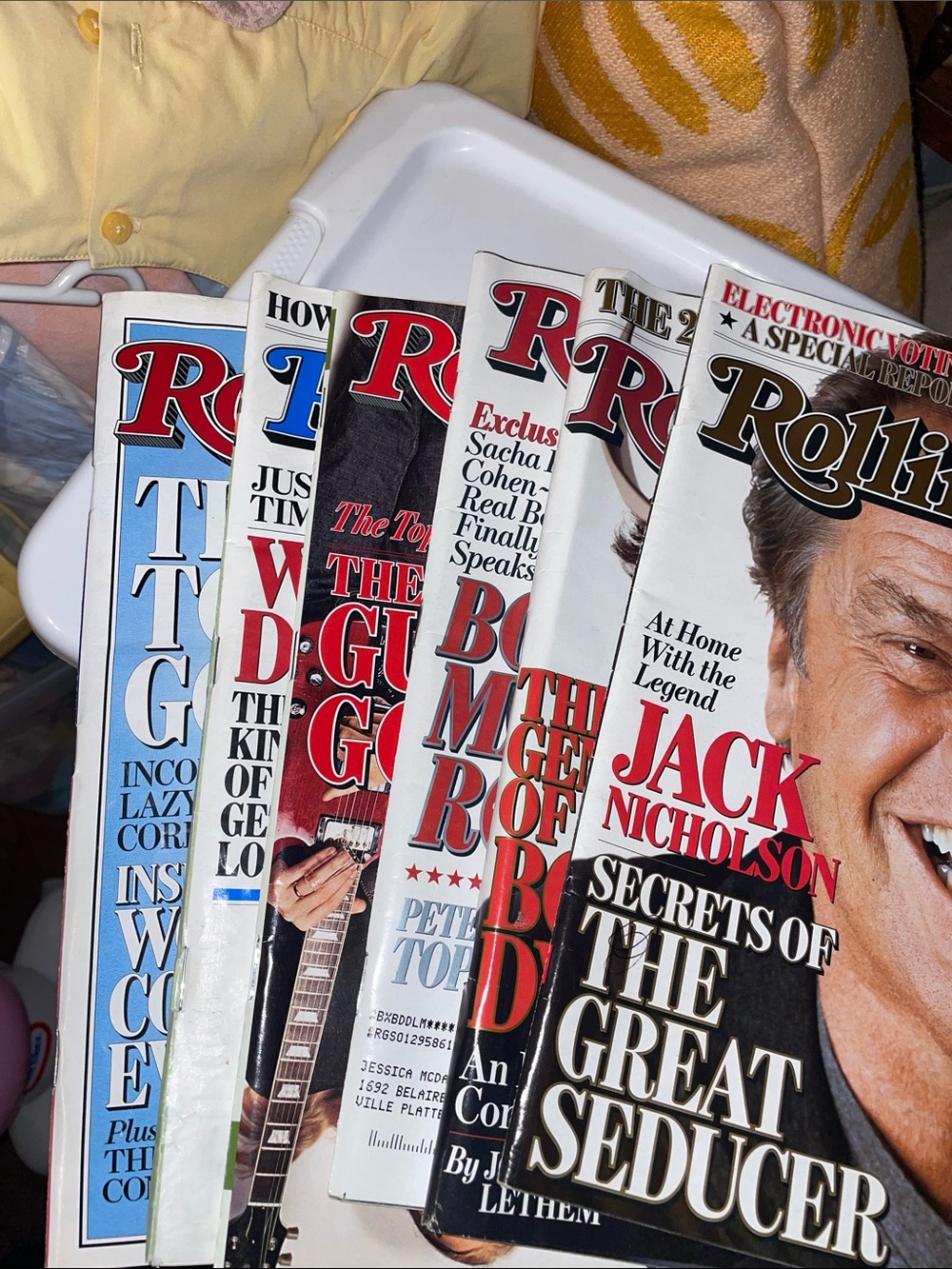 Rolling Stone magazines : six 2006 issues